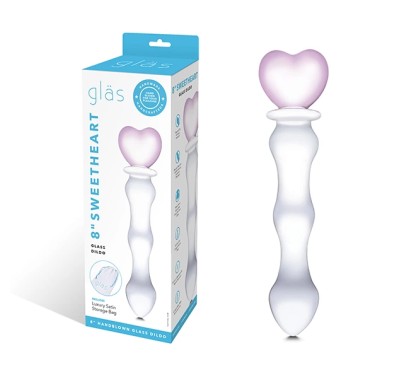 Szklane dildo - Glas Sweetheart